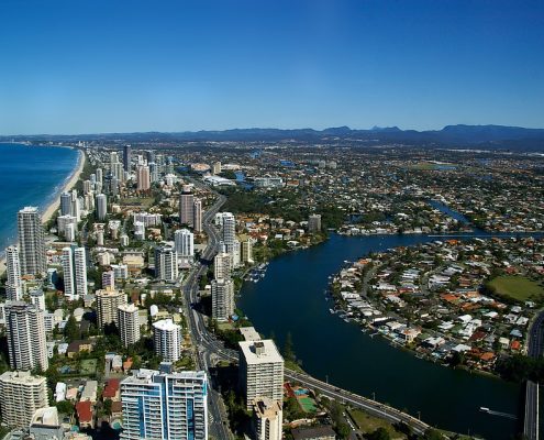 Gold Coast City Aerial View