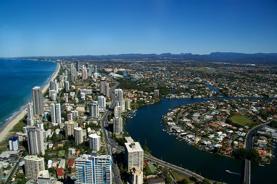 Gold Coast City Aerial View